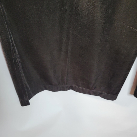 Chicos Travelers Brown Slinky Stretchy pants Size 1 Short - Picture 7 of 7